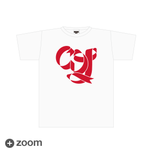 CDJ2022 リボンロゴTシャツ ホワイト（S・M・L・XL）フロント